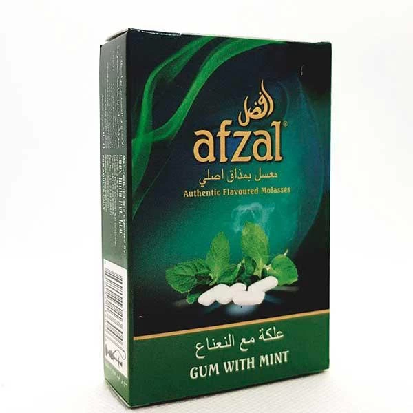 Тютюн Afzal Gum with Mint (М'ятна Жуйка) 50гр