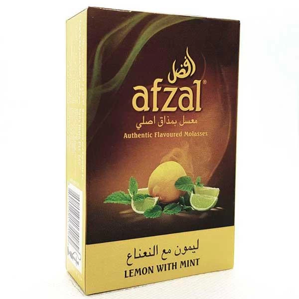 Тютюн Afzal Lemon with Mint (Лимон з М'ятою) 50гр