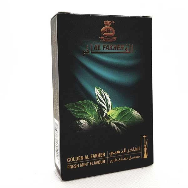 Тютюн Al Fakher Golden Fresh Mint (Свіжа м'ята) 50гр