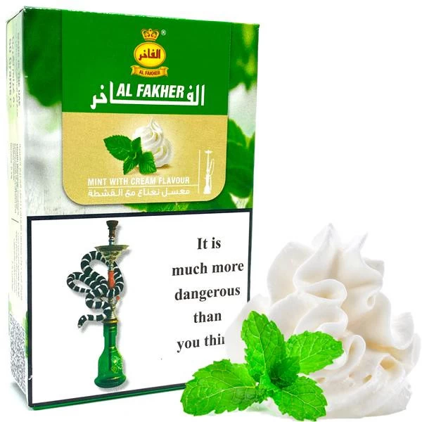 Тютюн Al Fakher Mint with Cream (М'ята Сливки) 50гр