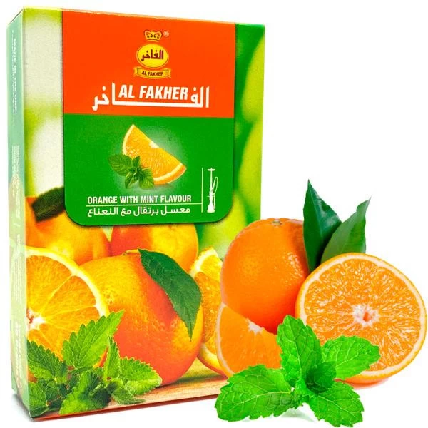 Тютюн Al Fakher Orange with Mint (Апельсин М'ята) 50гр