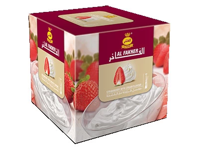 Тютюн Al Fakher Strawberry with Cream (Полуниця вершки) 1кг