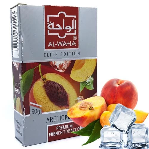 Тютюн Al-Waha Elite Edition Artic Peach (Арктичний Персик) 50 гр