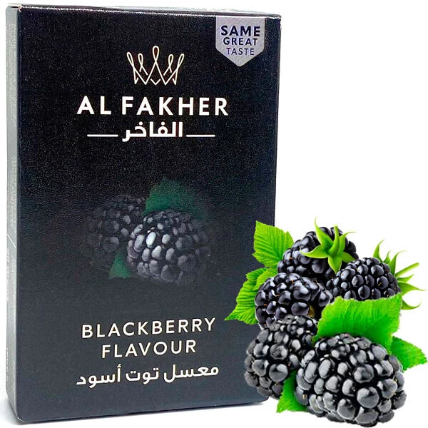 Тютюн Alfakher Blackberry (Ожина) (прострочений) 50гр