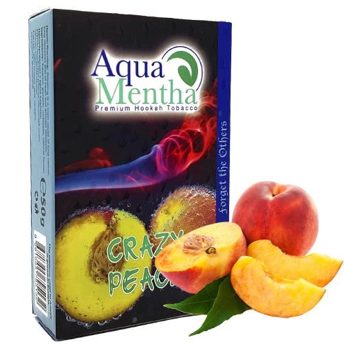 Тютюн Aqua Mentha Crazy Peach (Божевільний Персик) 50 гр