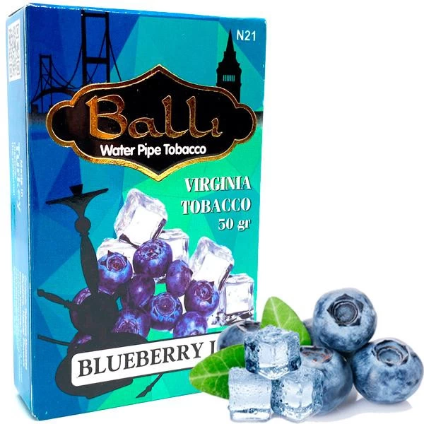 Тютюн Balli Blueberry Ice (Чорниця Лід) 50 гр