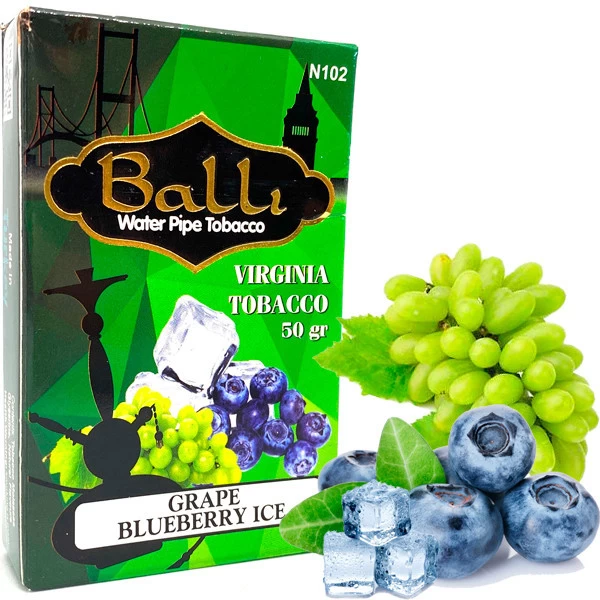 Тютюн Balli Grape Blueberry Ice (Виноград Чорниця Лід) 50 гр