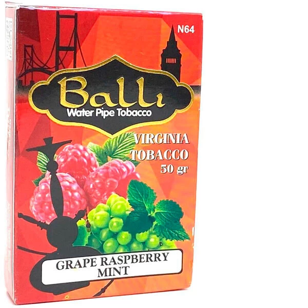 Тютюн Balli Grape Raspberry Mint (Виноград Малина М'ята) 50 гр (потікший)