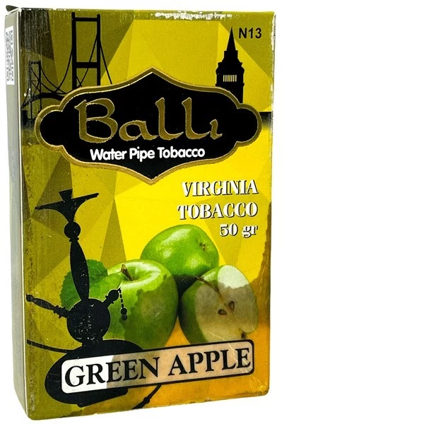 Тютюн Balli Green Apple (Зелене Яблуко) 50 гр (потікший)