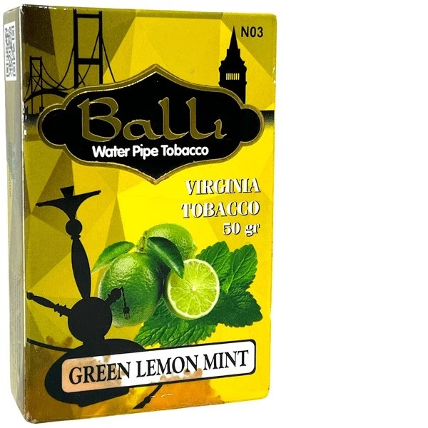 Тютюн Balli Green Lemon Mint (Лайм М'ята) 50 гр (потікший)