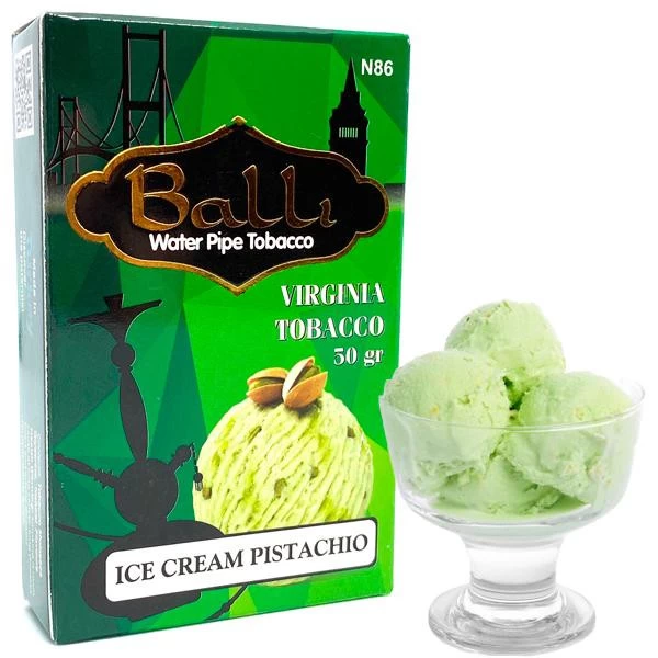 Тютюн Balli Ice Cream Pistachio (Морозиво Фісташки) 50 гр