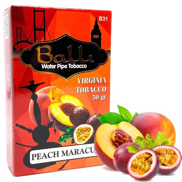 Тютюн Balli Peach Maracuja (Персик Маракуйя) 50 гр