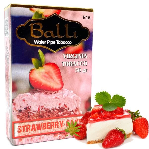 Тютюн Balli Strawberry Cake (Полуниця Пиріг) 50 гр