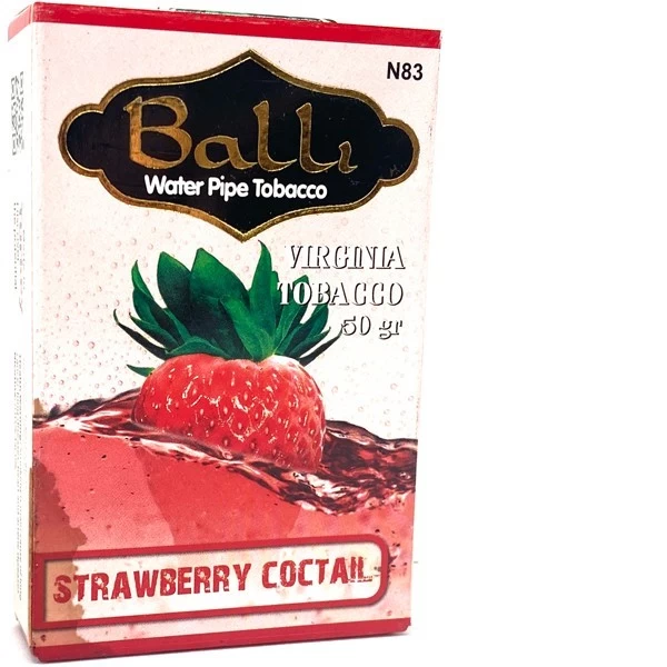 Тютюн Balli Strawberry Coctail (Полуниця Коктейль) 50 гр (потікший)