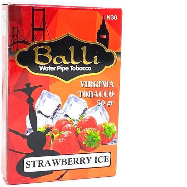 Тютюн Balli Strawberry Ice (Полуниця Лід) 50 гр (потікший)