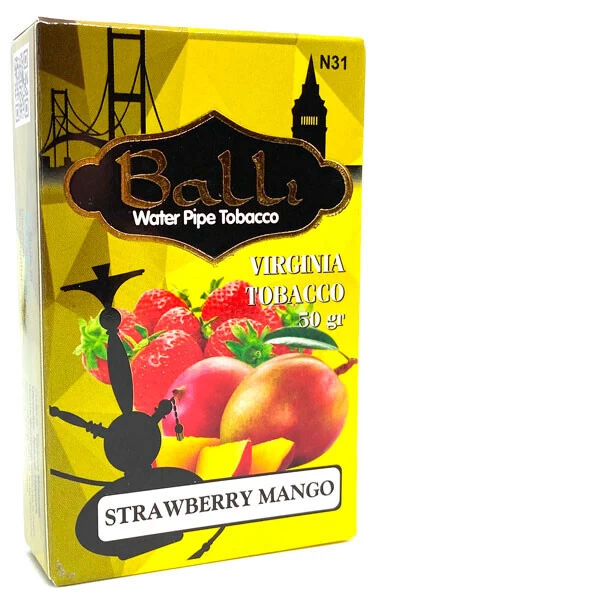 Тютюн Balli Strawberry Mango (Полуниця Манго) 50 гр (потікший)