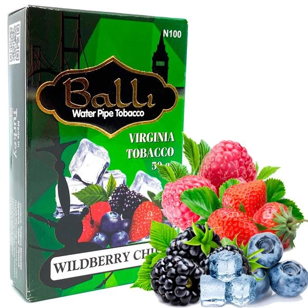 Тютюн Balli Wildberry Chill (Ягоди Лід) 50 гр