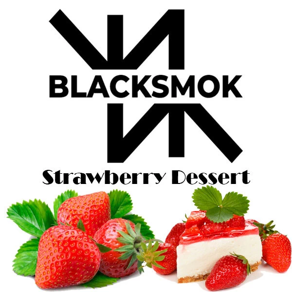 Тютюн Blacksmok Strawberry Dessert (Полуниця Десерт) 100 гр