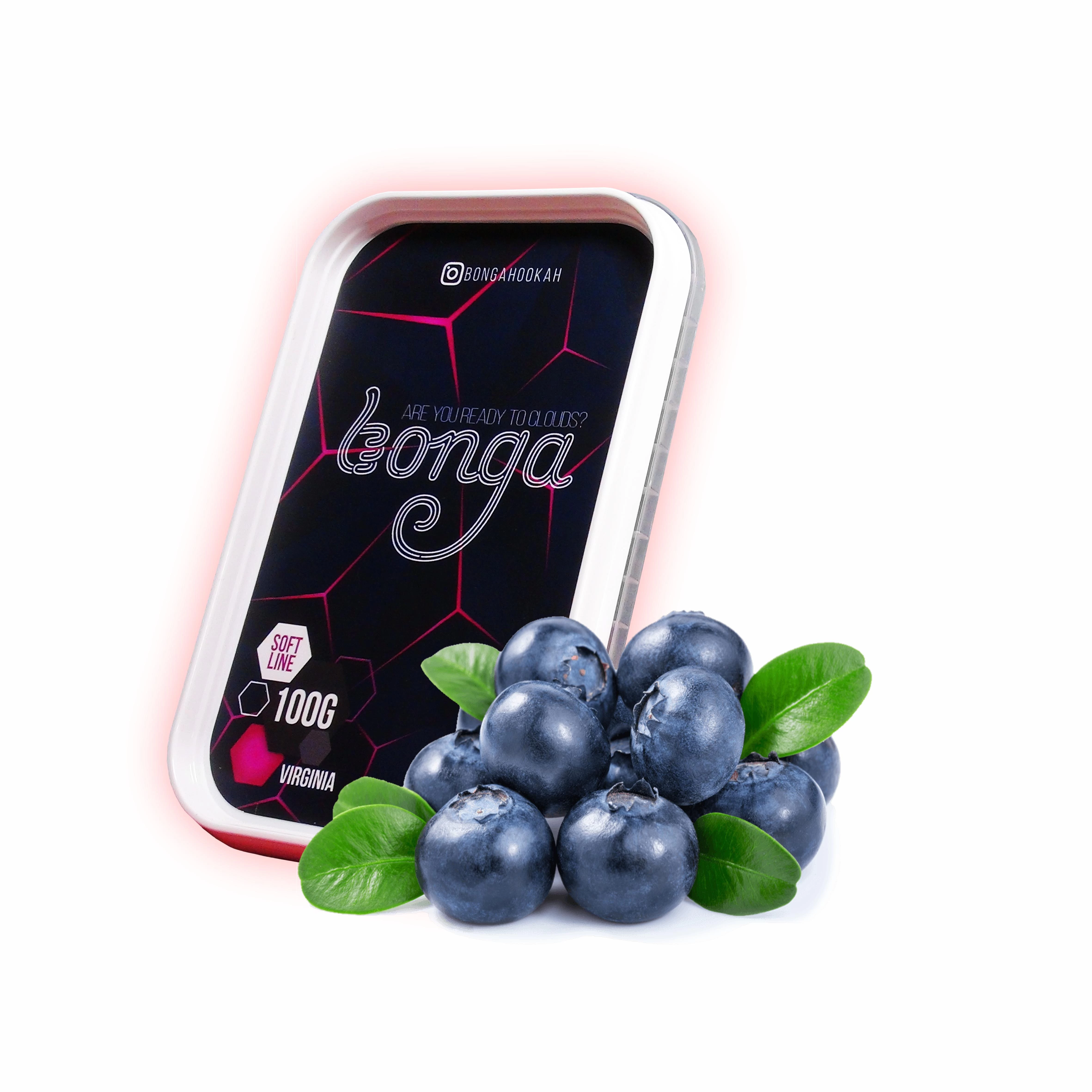 Тютюн Bonga Soft Line Blueberries (Чорниця Ожина) 100 гр