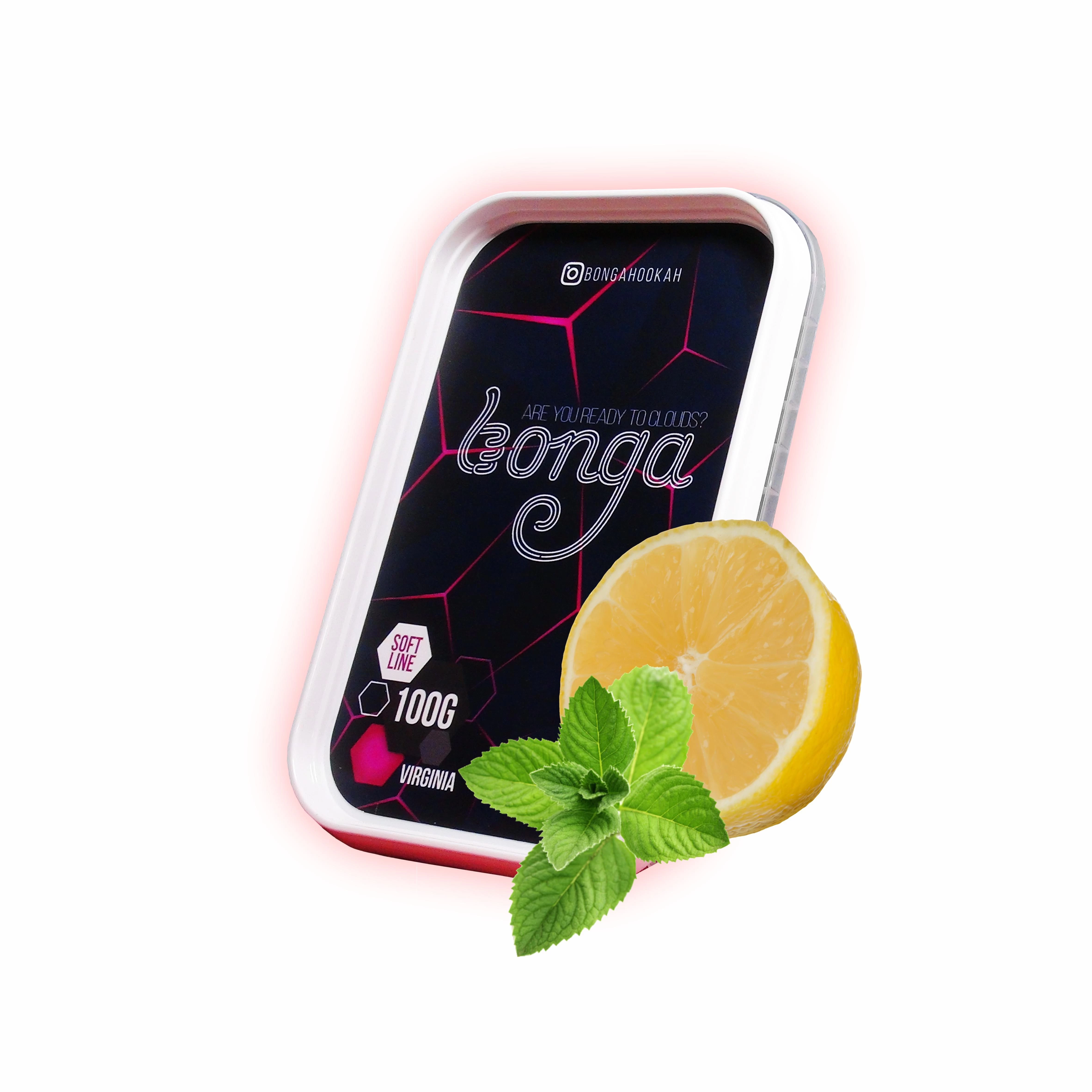 Табак Bonga Soft Line Lemon Mint (Лимон Мята) 100 гр
