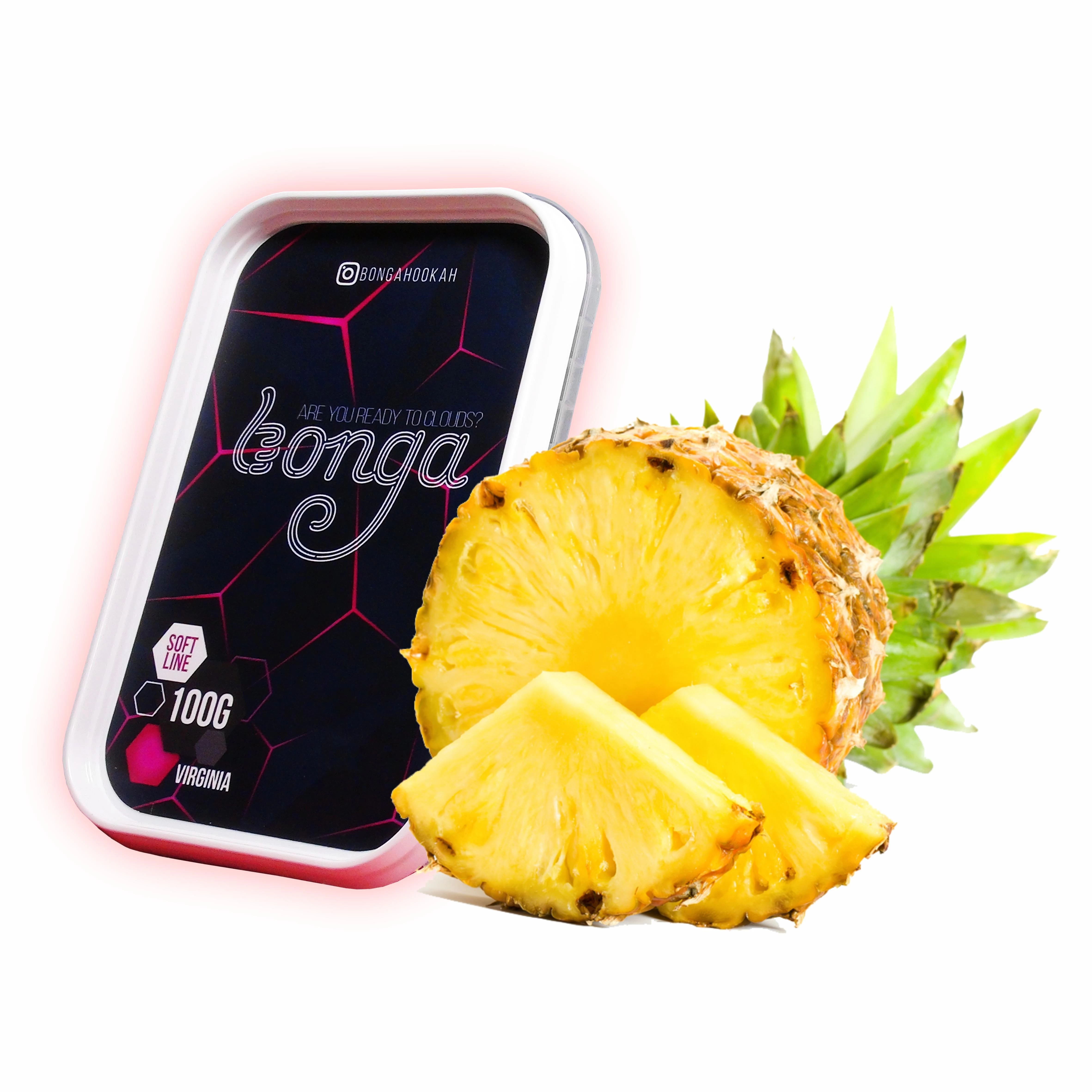 Табак Bonga Soft Line Pineapple (Ананас) 100 гр