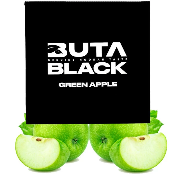 Тютюн Buta Black Green Apple (Зелене Яблуко) 100 гр