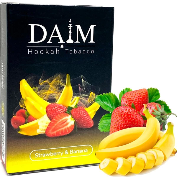 Тютюн Daim Strawberry Banana (Полуниця Банан) 50гр