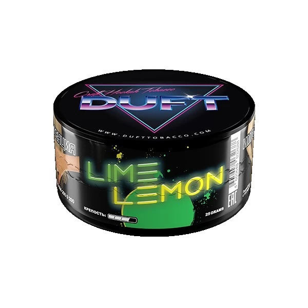 Тютюн Duft Lime Lemon (Лимон Лайм) 25 гр