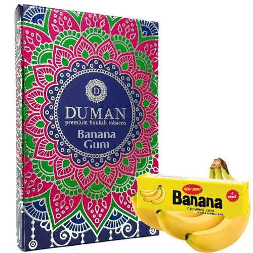 Тютюн Duman Medium Banana Gum (Бананова Жуйка) 100 гр