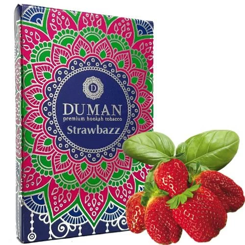 Тютюн Duman Medium Strawbazz (Полуниця Базилік) 100 гр