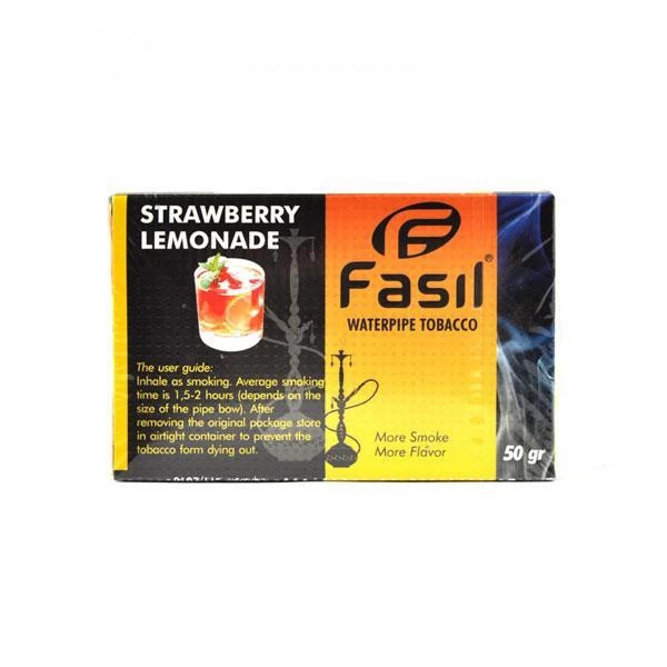 Тютюн Fasil Strawberry Lemonade (Полуничний Лимонад) 50гр