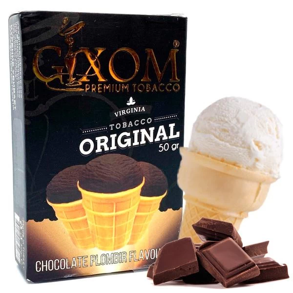 Тютюн Gixom Chocolate Plombir (Шоколад Морозиво) 50 гр