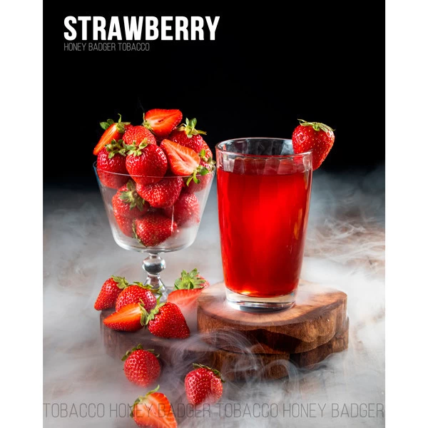 Тютюн Honey Badger Mild Line Strawberry (Полуниця) 40гр