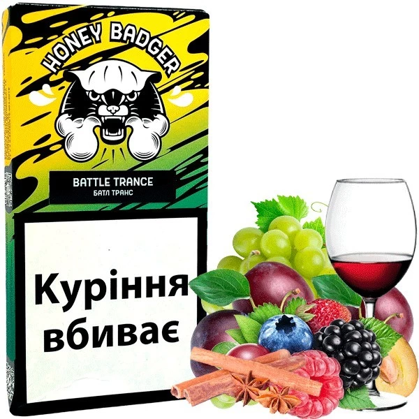 Табак Honey Badger Mild Mix Battle Trance (Баттл Транс) 40 гр