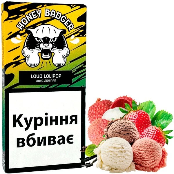 Тютюн Honey Badger Mild Mix Loud Lolipop (Лауд Лоліпоп) 40 гр