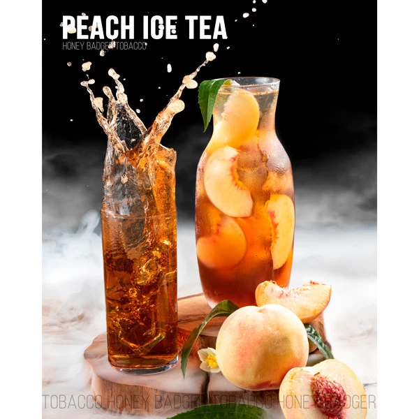 Тютюн Honey Badger Wild Line Peach Ice Tea (Персик Чай Лід) 40гр