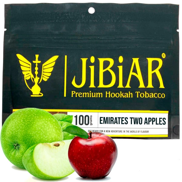 Тютюн JIBIAR Emirates Two Apples (еміратського Подвійне Яблуко) 100 гр