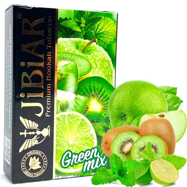 Тютюн JIBIAR Green Mix (Грін Мікс) 50 гр