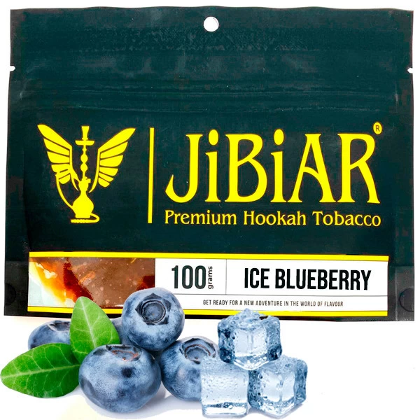 Тютюн JIBIAR Ice Blueberry (Чорниця Лід) 100 гр