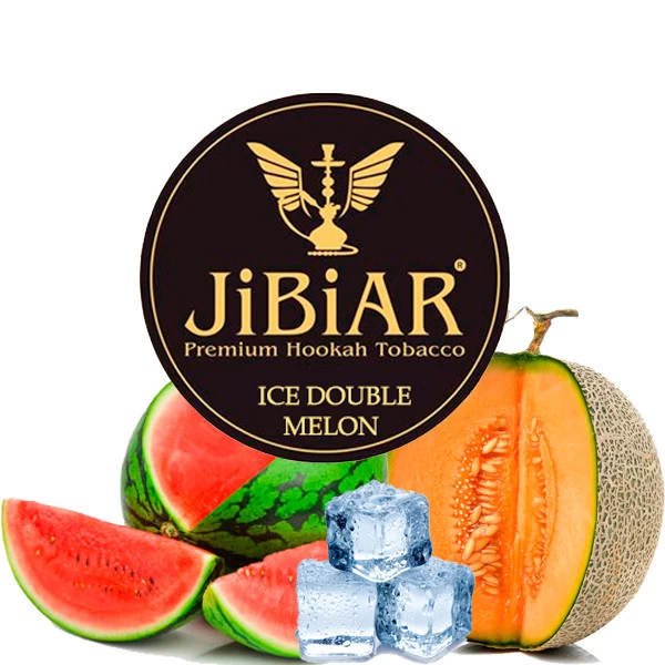 Тютюн JIBIAR Ice Double Melon (Подвійна Диня Лід) 250 гр