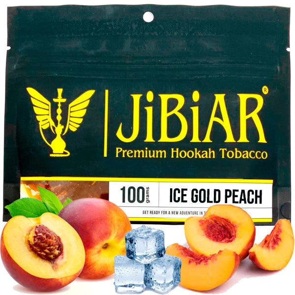 Тютюн JIBIAR Ice Gold Peach (Лід Голд Персик) 100 гр