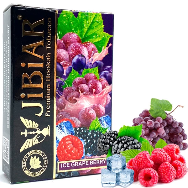 Тютюн JIBIAR Ice Grape Berry (Виноград Лід Ягоди) 50 гр