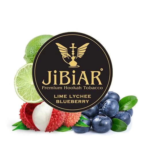 Тютюн JIBIAR Lime Lychee Blueberry (Лайм Лічі Чорниця) 1 кг