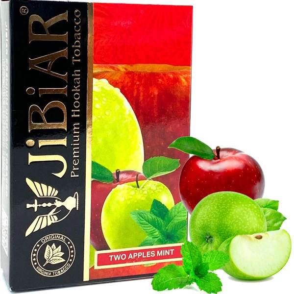 Тютюн JIBIAR Two Apples Mint (Два Яблука М'ята) 50 гр