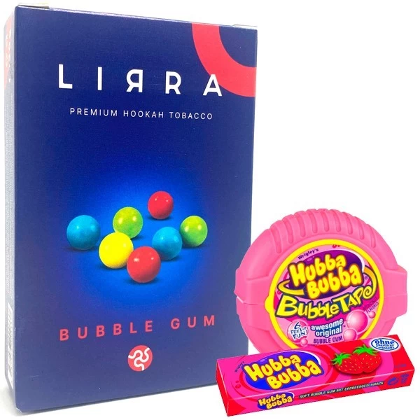 Тютюн Lirra Bubble Gum (Солодка Жуйка) 50 гр