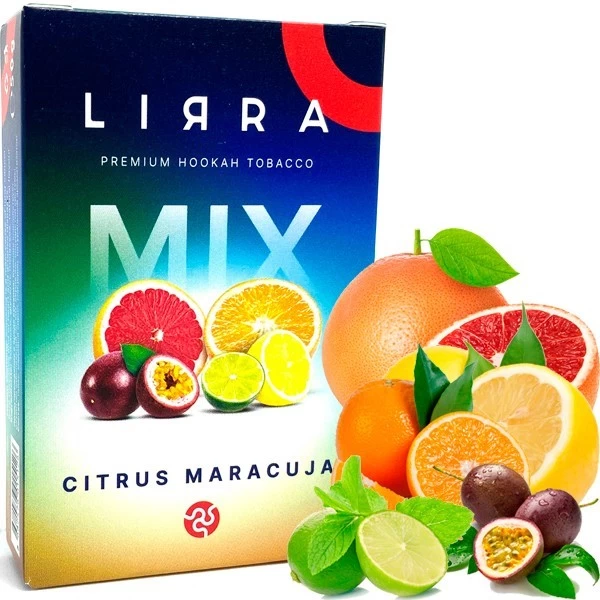 Тютюн Lirra Citrus Maracuja (Цитрус Маракуйя) 50 гр