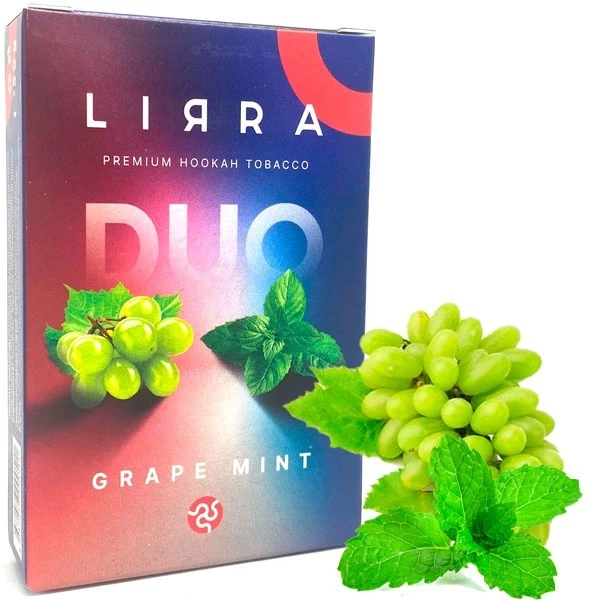 Тютюн Lirra Grape Mint (Виноград М'ята) 50 гр