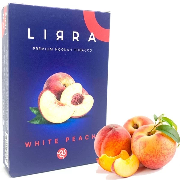 Тютюн Lirra White Peach (Білий Персик) 50 гр