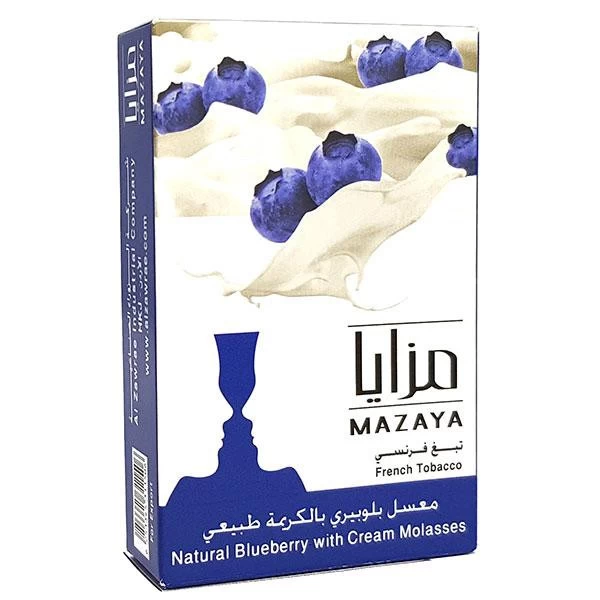 Тютюн Mazaya Blueberry with Cream (Чорниця з Вершками) 50гр