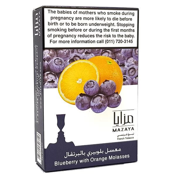 Тютюн Mazaya Blueberry with Orange (Чорниця з Апельсином) 50гр